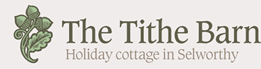 The Tithe Barn. Click for home.